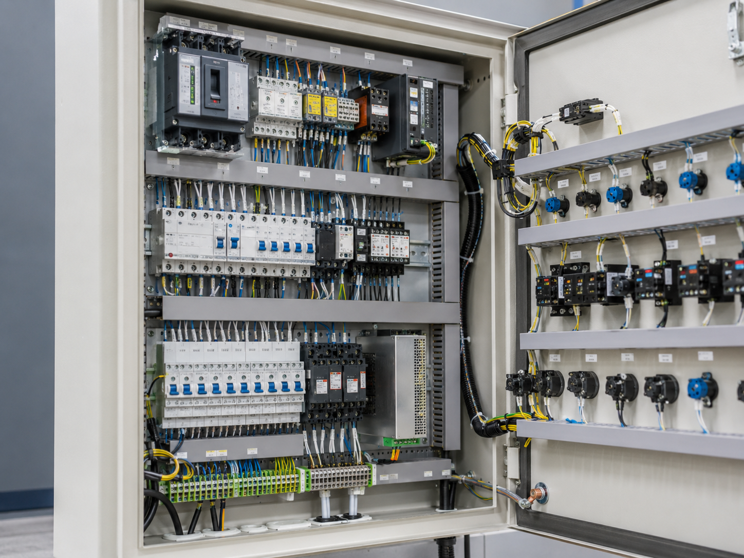 Quadro elétrico organizado evita falhas e facilita a manutenção
