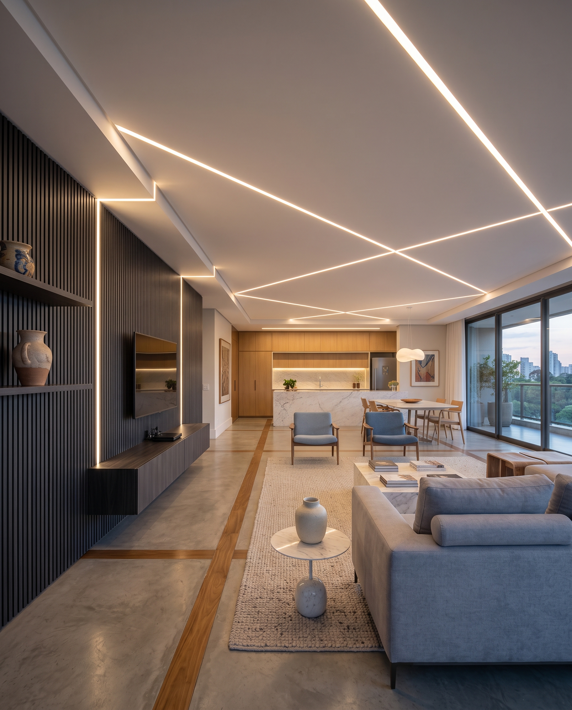 Perfil de LED no Teto de Gesso: 7 Ideias Modernas em BH e Região