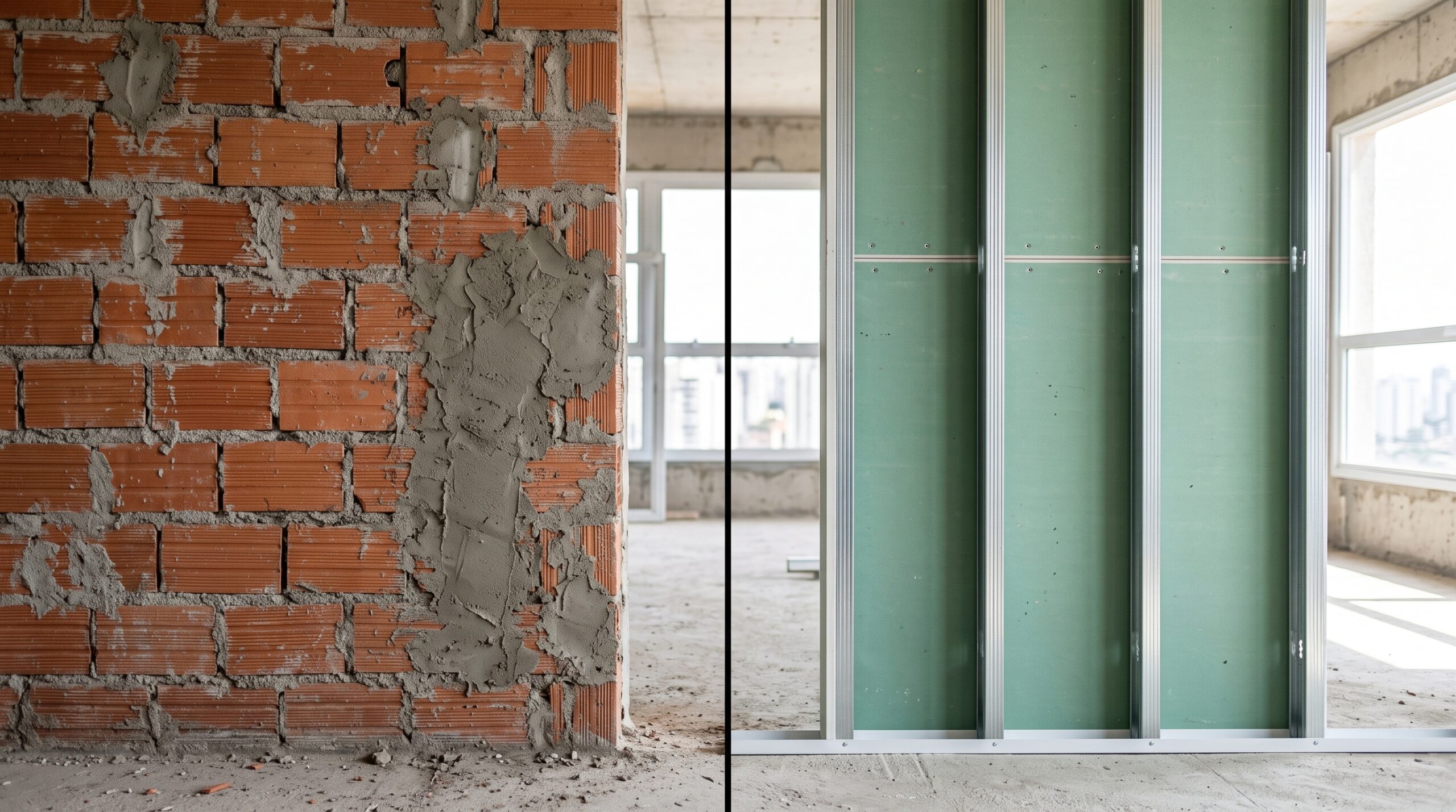 Drywall x Alvenaria em BH: Qual o Melhor Sistema Construtivo para Sua Obra?