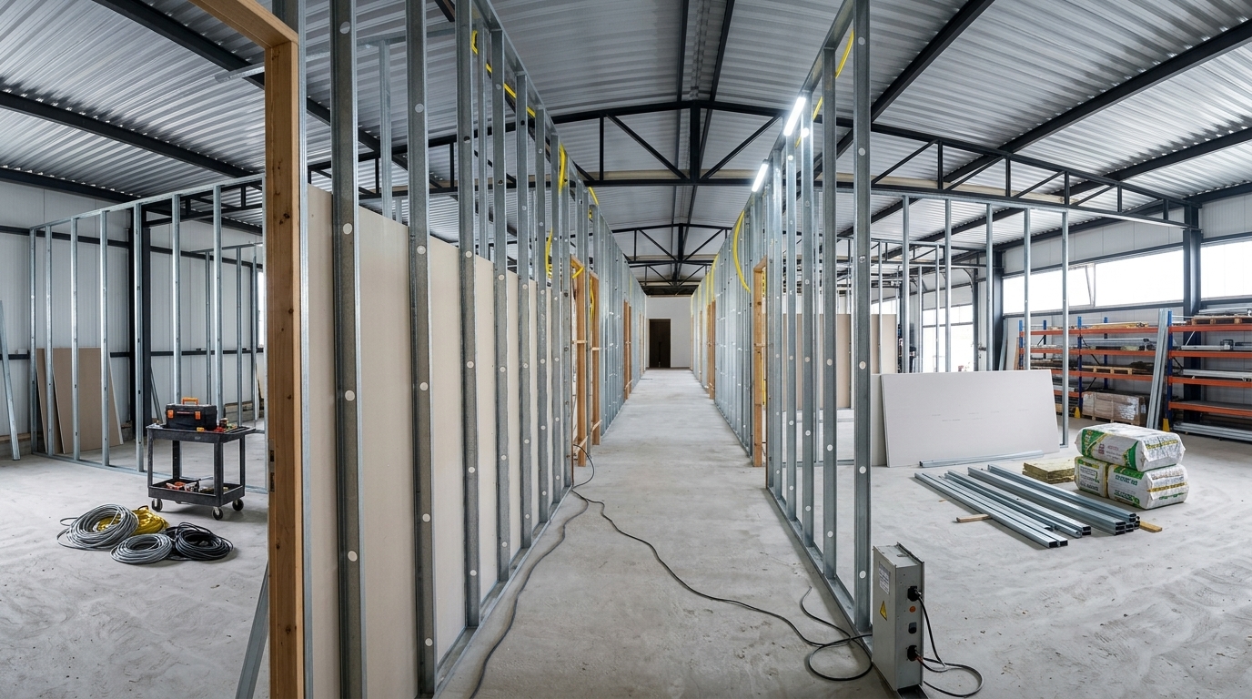 Parede de Drywall para Escritório em BH: Preço por m² e Divisórias