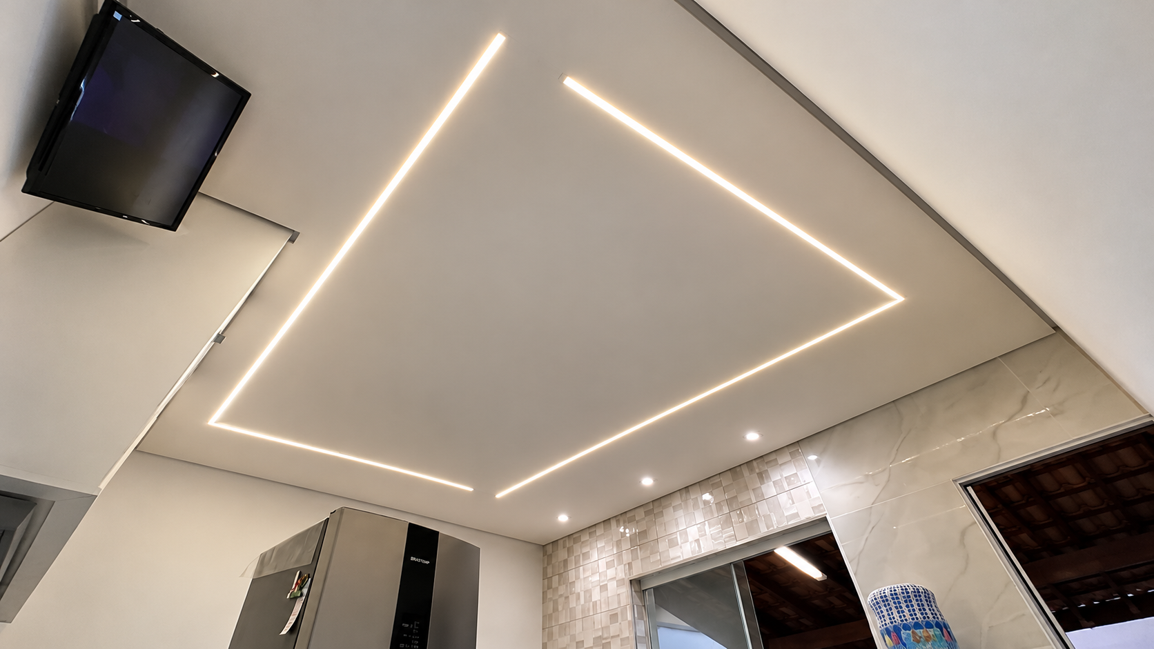 Forro de Gesso com Iluminação LED em BH